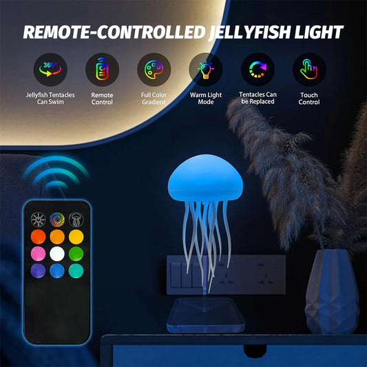 Beuaty Home- Jellyfish RGB Touch Lamp